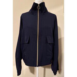 TEK Gear Navy Blue Zippered Athletic Athleisure Jacket w/ Gold Zip Size XL NWOT